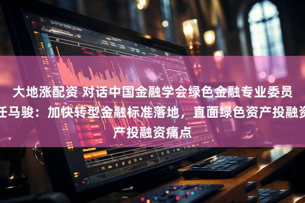 大地涨配资 对话中国金融学会绿色金融专业委员会主任马骏：加快转型金融标准落地，直面绿色资产投融资痛点